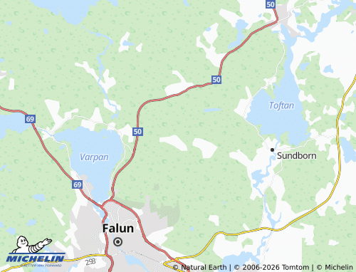 MICHELIN-Landkarte Skuggarvet - ViaMichelin