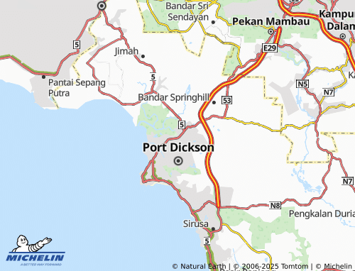 MICHELIN Taman Kota Lukut map - ViaMichelin