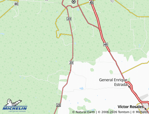 MICHELIN La Luz map - ViaMichelin