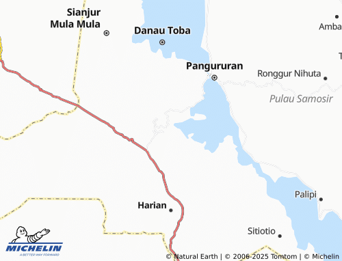 MICHELIN Turpuk Limbong map - ViaMichelin