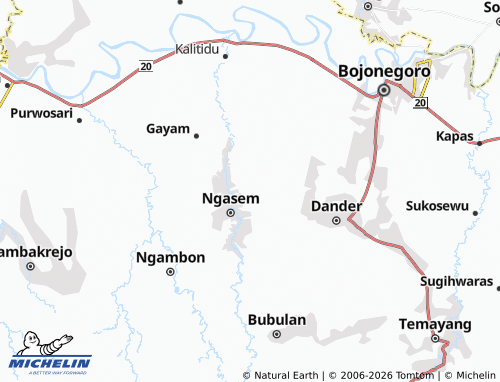 Carte MICHELIN Sambong - ViaMichelin