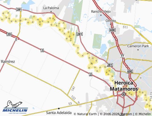 MICHELIN El Ebanito map - ViaMichelin
