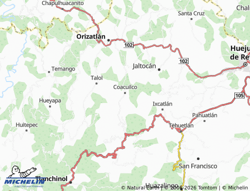 Carte MICHELIN El Naranjal - ViaMichelin