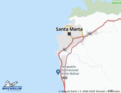 MICHELIN Tamacá map - ViaMichelin
