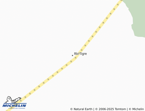 Carte MICHELIN Río Tigre - ViaMichelin