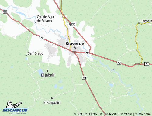 MICHELIN Pedregal de San Marcos map - ViaMichelin