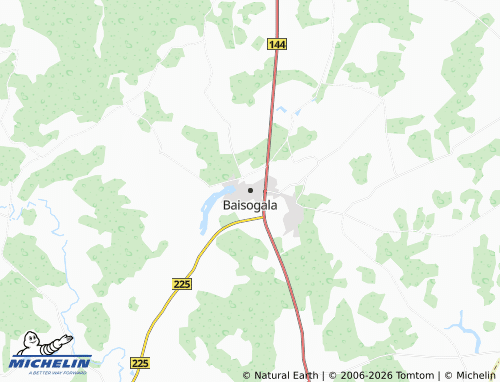 Mapa MICHELIN Baisogala - ViaMichelin