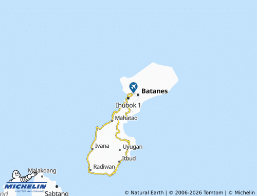 MICHELIN Ihubok 1 map - ViaMichelin