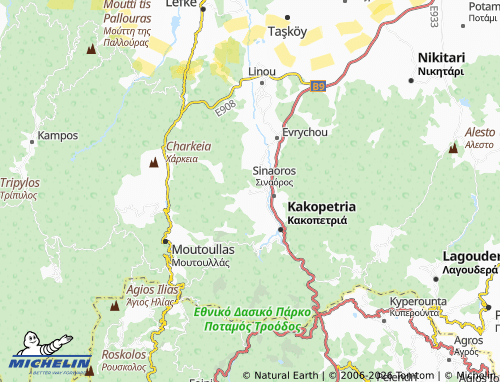 MICHELIN-Landkarte Kaliana - ViaMichelin