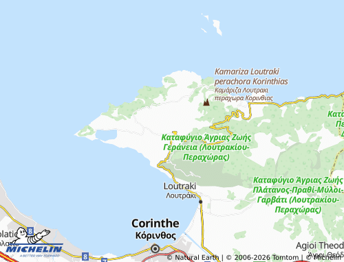 Mapa MICHELIN Perachora - ViaMichelin