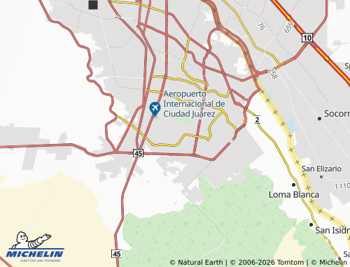 Mappa MICHELIN Sierra Grande - ViaMichelin