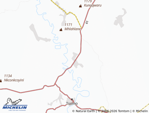 Carte MICHELIN eNdulini - ViaMichelin