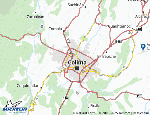 MICHELIN Santa Martha map - ViaMichelin