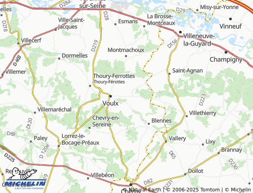 Carte MICHELIN Diant - ViaMichelin