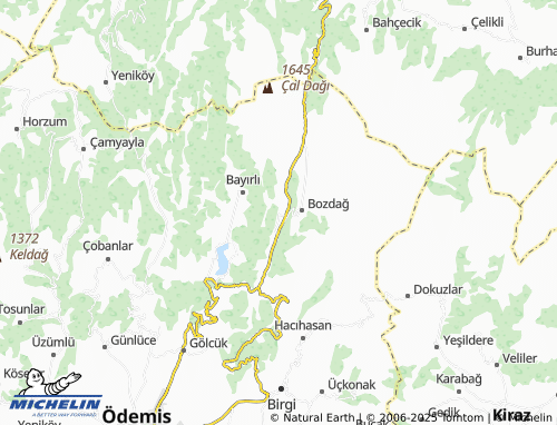 MICHELIN Tekke map - ViaMichelin