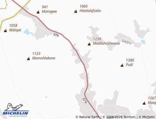 MICHELIN-Landkarte Mahlakane Soleng - ViaMichelin