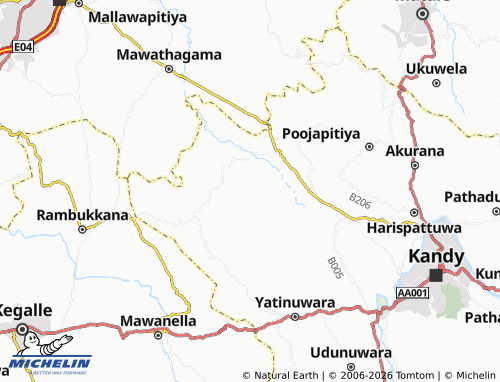 Mappa MICHELIN Hiyadala Walpola - ViaMichelin