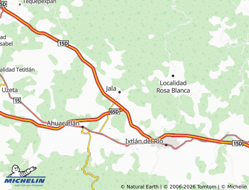 MICHELIN-Landkarte Benito Juárez, Jomulco - ViaMichelin
