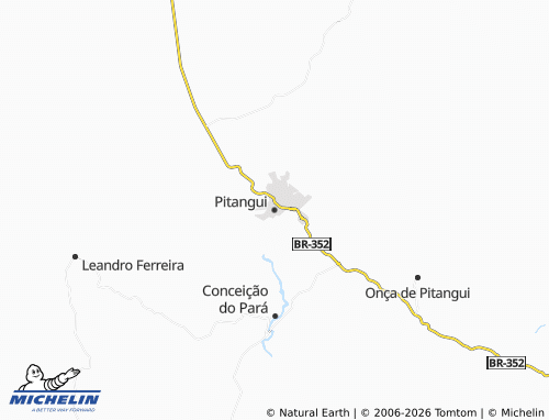 Mappa MICHELIN Pitangui - ViaMichelin