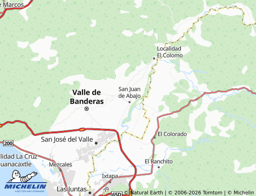 Mappa MICHELIN Tierra Blanca - ViaMichelin