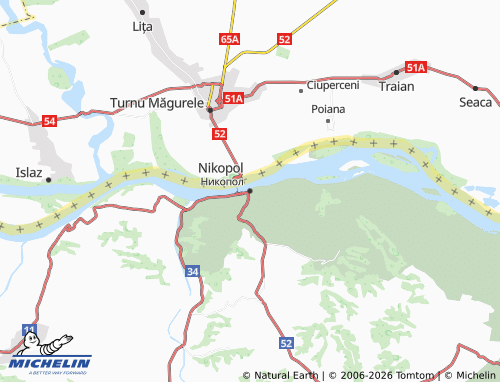 Mapa MICHELIN Nikopol - ViaMichelin