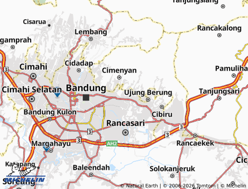 MICHELIN-Landkarte Karang Pamulang - ViaMichelin