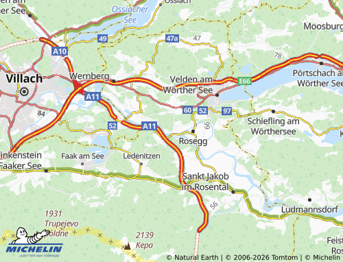 Mapa MICHELIN Drau - ViaMichelin