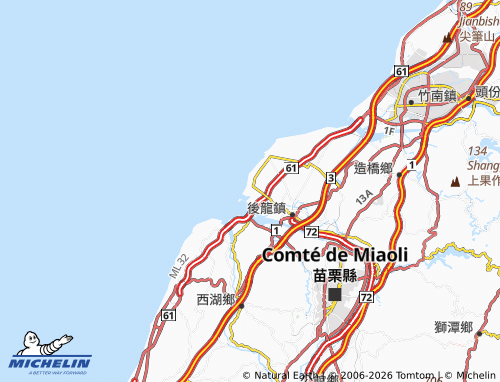 Mappa MICHELIN xia shui wei - ViaMichelin