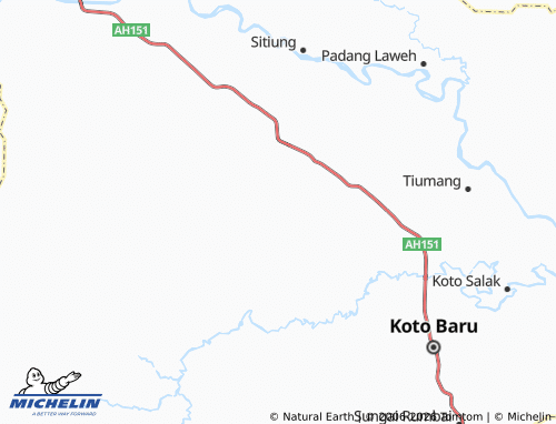 Mapa MICHELIN Koto Padang - ViaMichelin