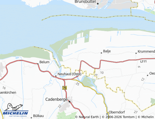 MICHELIN Hörne map - ViaMichelin