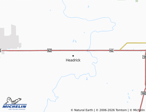Carte MICHELIN Headrick - ViaMichelin