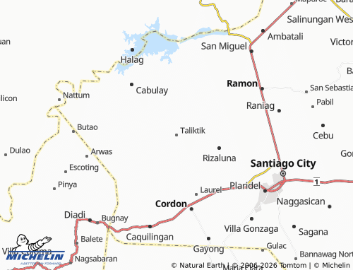 MICHELIN Taliktik map - ViaMichelin