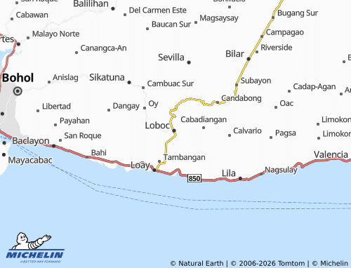 MICHELIN Poblacion Ondol map - ViaMichelin