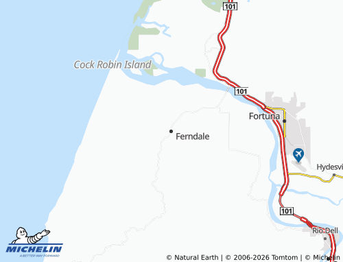 Mappa MICHELIN Ferndale - ViaMichelin