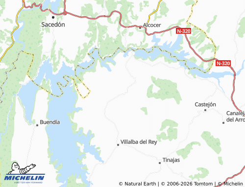 MICHELIN Cañaveruelas map - ViaMichelin