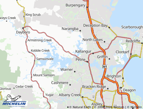 Mappa MICHELIN Whiteside - ViaMichelin