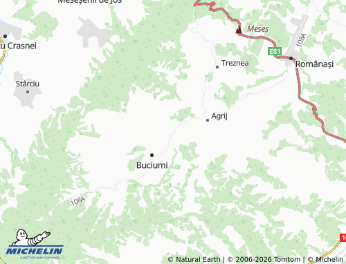 MICHELIN Bodia map - ViaMichelin