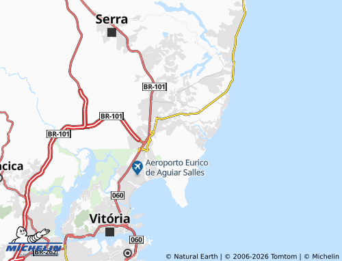 Mapa MICHELIN Distrito de Carapina - ViaMichelin