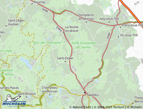 MICHELIN La Croix de Molphey map - ViaMichelin