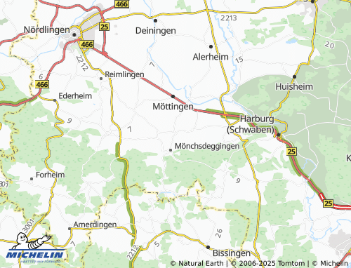 MICHELIN Ziswingen map - ViaMichelin