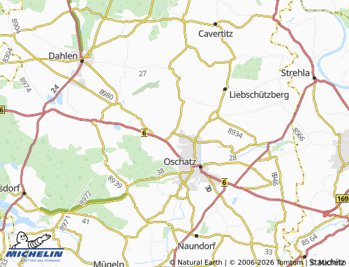 MICHELIN Merkwitz map - ViaMichelin