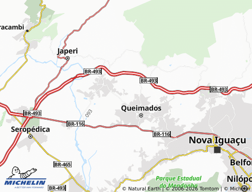 Mapa MICHELIN Parque Palmeiras - ViaMichelin