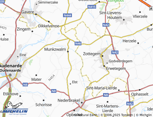 MICHELIN Roborst map - ViaMichelin