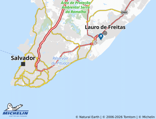 Mappa MICHELIN Jaguaribe - ViaMichelin
