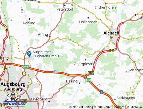 MICHELIN Zahling map - ViaMichelin