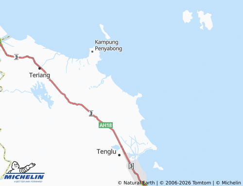 Mappa MICHELIN Kampung Telok Sisik - ViaMichelin