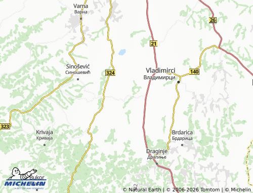 Carte MICHELIN Matijevac - ViaMichelin