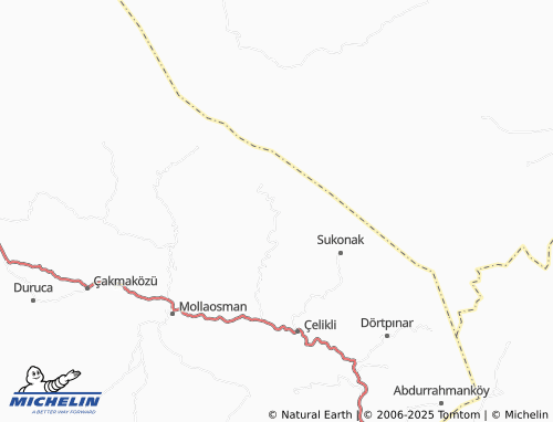 MICHELIN Karabey map - ViaMichelin
