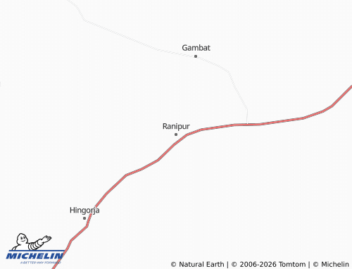 Mappa MICHELIN Ranipur - ViaMichelin