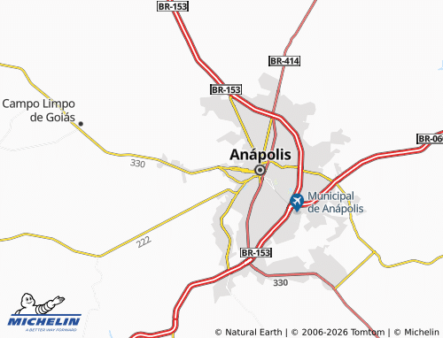 Mappa MICHELIN Vila Gonsalves - ViaMichelin